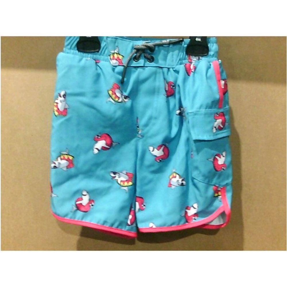 Sovereign Baby Boy POOL SHARK/TEAL Swimwear, Multi, Size Small